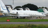 N585A @ EGGW - G550 Visitor to Luton in September 2008 - by Terry Fletcher