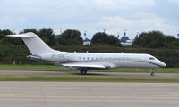 VP-CEB @ EGGW - Based Global Express at Luton - by Terry Fletcher