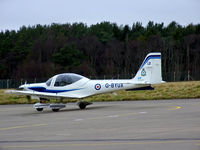 G-BYUX @ EGQL - Tutor from 1EFTS,Taxiing out for a short flight,with Sqn leader Butler at the controls - by Mike stanners