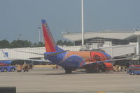 N224WN @ MCO - Southwest Slam Dunk One 737-700 - by Florida Metal