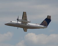 N360PH @ DTW - Continental Connection Dash 8 departing to CLE