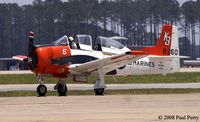 N73MG @ NKT - Good location for her markings, here at Cherry Point MCAS - by Paul Perry