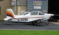 G-AZBE @ EGBJ - AirTourer noted at Gloucestershire Airport  UK in Sept 2008 - by Terry Fletcher