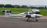 G-DOSA @ EGBJ - RAF Diamondstar Da42M noted at Gloucestershire Airport  UK in Sept 2008 - by Terry Fletcher