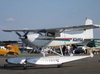 N269SA @ KINT - Cessna 180 on floats - by Tom Cooke