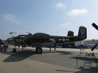 N8195H @ CMA - 1944 North American TB-25N MITCHELL 'Heavenly Body', two Wright Cyclone C14B (USAF R-2600-13) 1,700 Hp each - by Doug Robertson