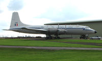 XM496 @ EGBP - This Bristol Britannia aircraft was the last of its type to fly (in 1997) - now restored to its former Royal Air Force livery at Kemble UK - by Terry Fletcher