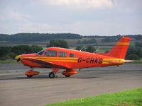 G-CHAS @ EGBN - Colourful PA-28 at Tollerton - by Simon Palmer