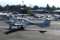 N459TS @ PAO - Sun glint on 2007 Diamond Aircraft Ind Inc DA 42 taxying @ Palo Alto, CA - by Steve Nation
