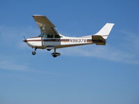 N96378 @ PAO - 1978 Cessna 182Q landing @ Palo Alto, CA - by Steve Nation