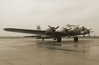 N9323Z @ GKY - CAF B-17 - Sentimental Journey at Arlington Municipal for a summer tour stop....waiting for Hurricane Ike remants to pass..