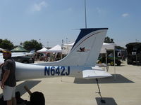 N642J @ CMA - 2008 Jabiru USA Sport Aircraft J230-SP, Jabiru 3300 120 Hp S-LSA, tail - by Doug Robertson