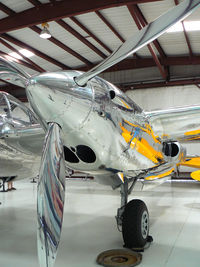 N25Y @ ADS - The former White Lightning of Lefty Gardner now owned by Red Bull - restored by Ezell Aviation - At the Cavanaugh museum on it's way to Austria. WOW! - by Zane Adams