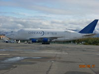 N747BC - DREAMLIFTER ON RAMP AT ANC - by ANC