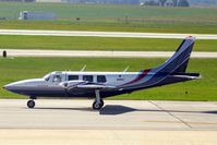 N707LK @ CID - Taxiing to Runway 27 for departure.