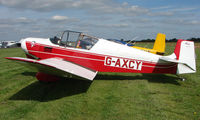 G-AXCY @ EGBT - 1956 Jodel D117A - A visitor to the 2008 Turweston Vintage and Classic Day - by Terry Fletcher