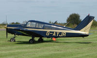 G-AYJR @ EGBT - A visitor to the 2008 Turweston Vintage and Classic Day - by Terry Fletcher