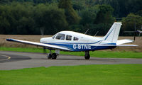 G-BTNE @ EGBW - 1981 Piper Pa-28-161 at Wellesbourne - by Terry Fletcher