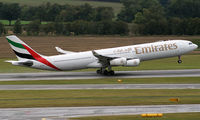 A6-ERN @ VIE - Emirates Airbus A340-313X - by Joker767
