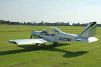 G-CTAV @ EGTH - 1. G-CTAV at Shuttleworth Evening Flying Display - by Eric.Fishwick