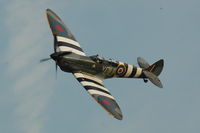 G-LFIX @ EGTH - 4. Grace Spitfire at Shuttleworth Evening Air Display 
