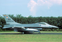 80-0474 @ EHLW - This Nellis based F-16 is one of the most exotic visitors I ever recorded at Leeuwarden. It came in just for a lunch stop. In 1989 474 TFW was deactivated. - by Joop de Groot