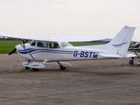 G-BSTM @ EGSU - Previous ID: N4243Q - by chris hall