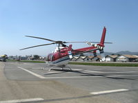 N799WS @ SZP - 2002 Bell 407, one Rolls Royce 250-C47B turboshaft rated at 813 shp for takeoff, 701 shp continuous - by Doug Robertson