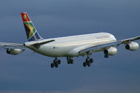 ZS-SLC @ EGLL - South African Airbus A340-200 - by Thomas Ramgraber-VAP