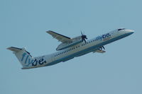 G-JEDT @ EGCC - Flybe - Taking Off - by David Burrell