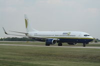 N734MA @ KAUS - Boeing 737-800