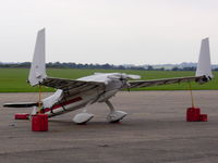 G-BRFB @ EGSU - well wrapped up for the evening - by chris hall