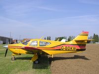 G-BDKW @ EGST - Commander 112 at Elmsett - by Simon Palmer