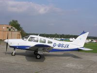G-BSJX @ EGSL - PA-28 at Andrewsfield - by Simon Palmer