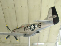 BAPC255 @ EGSU - Replica P-51 displayed in the American Air Museum, Duxford - by chris hall