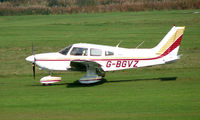 G-BGVZ @ EGCB - Piper Pa-28-140 photographed at Manchester Barton Open Day in Sept 2008 - by Terry Fletcher