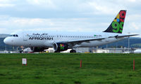 5A-ONA @ EGKK - Libyan registered A320 at London Gatwick - by Terry Fletcher