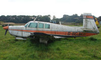 G-BCJH - 1966 Mooney M20F at a quiet Cambridgeshire  airfield - by Terry Fletcher