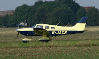 G-JACS @ EGMA - Piper Pa-28-181 at Fowlmere - by Terry Fletcher