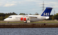 SE-DJY @ EGLC - SAS Bae 146  in London City - by Terry Fletcher