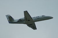 G-JBIS @ EGCC - Cessna 500 - Taking Off - by David Burrell