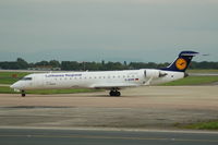 D-ACPR @ EGCC - Lufthansa Regional - Taxiing - by David Burrell