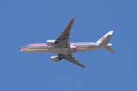 N786AN @ GPM - American Airlines 777 on approach to DFW - over Grand Prairie Municipal - by Zane Adams
