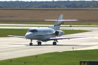 N800RC @ CID - Taxiing on Alpha 4 on the way to Rockwell-Collins - by Glenn E. Chatfield