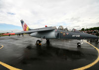 AT32 @ LFBG - Static display with special '1000000 Hours' c/s for this Belgian Air Force aircraft during LFBG Airshow 2008 - by Shunn311