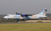 EI-REO @ EGGW - Aer Arann ATR -72-500 - by Paul Ashby