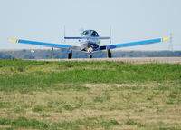 N586BJ @ KAPA - ERCOUPE 415-C on Position and hold for 17L. - by Bluedharma