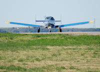 N586BJ @ KAPA - ERCOUPE 415-C on Position and hold for 17L.