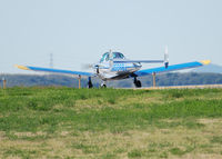 N586BJ @ KAPA - ERCOUPE 415-C on Position and hold for 17L.