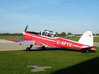 G-APYG @ EGBK - Chipmunk taxies out from Sywell - by Simon Palmer